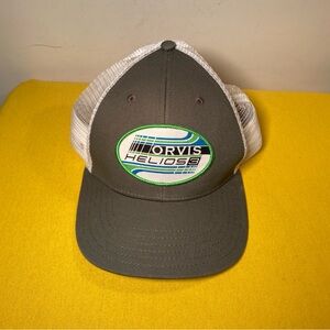 Orvis Gray and White Helios Cap